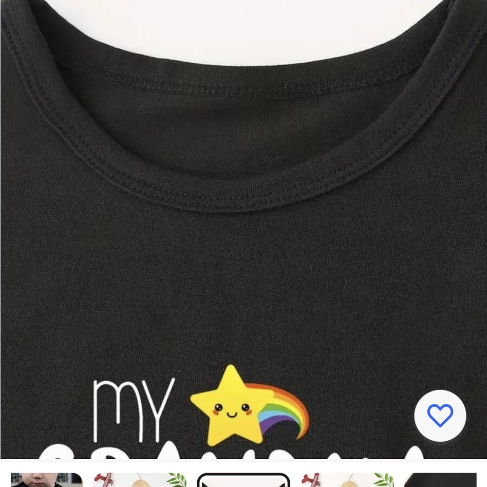 Black Color boys T-shirt - Picture 2 of 4